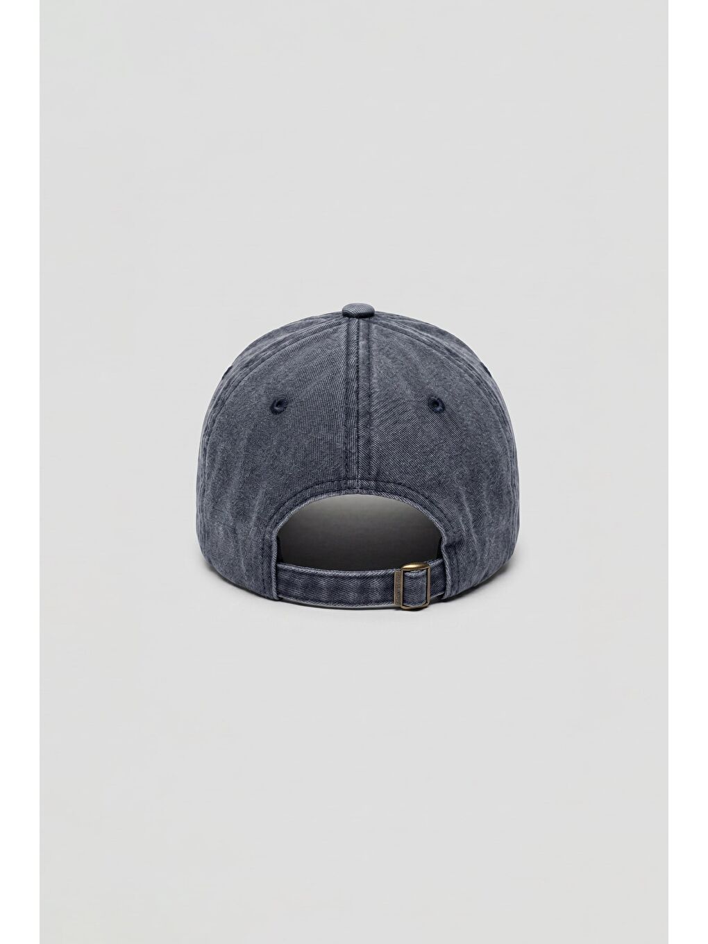 Erkek Vintage Yıkamalı Nakışlı Beyzbol Şapka Lacivert-2