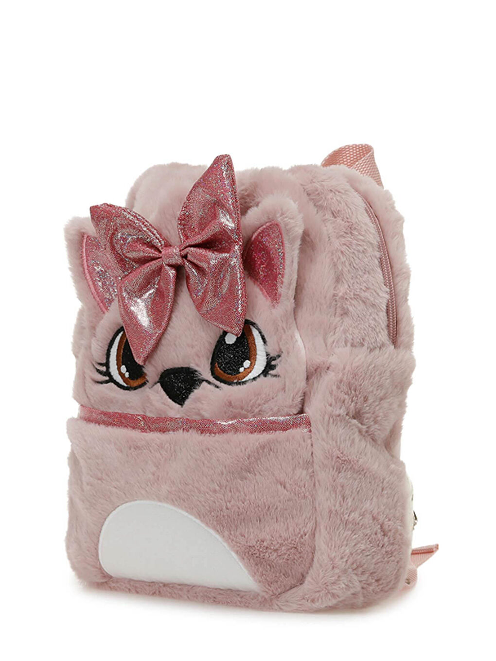 CN FANCY Pelüş 5PR Pembe Kız Çocuk Sırt Çantası-1