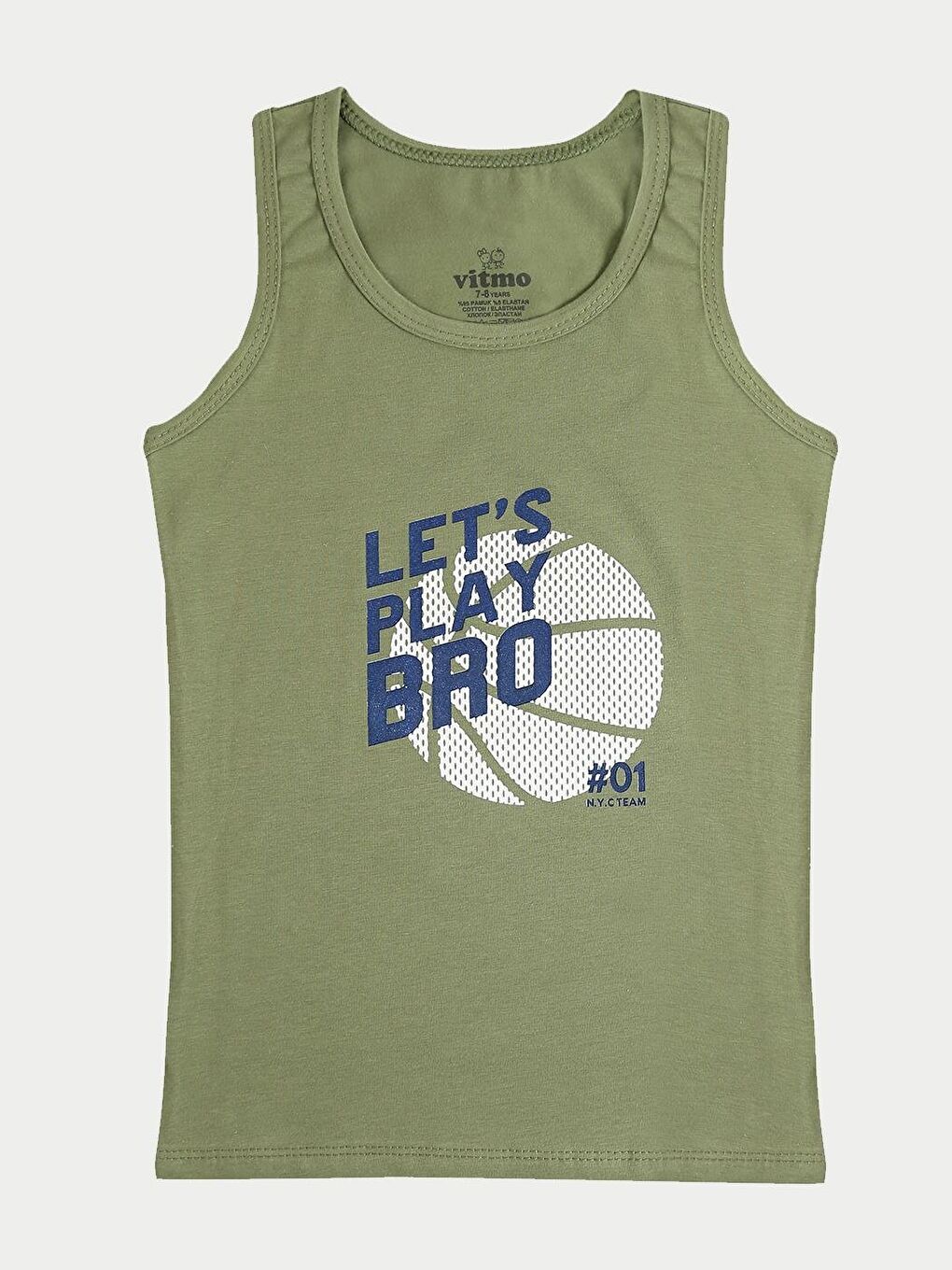 Erkek Çocuk Pamuklu 3'Lü Atlet 3'Lü Boxer Karışık Renk Sport 6 Parça Set-1