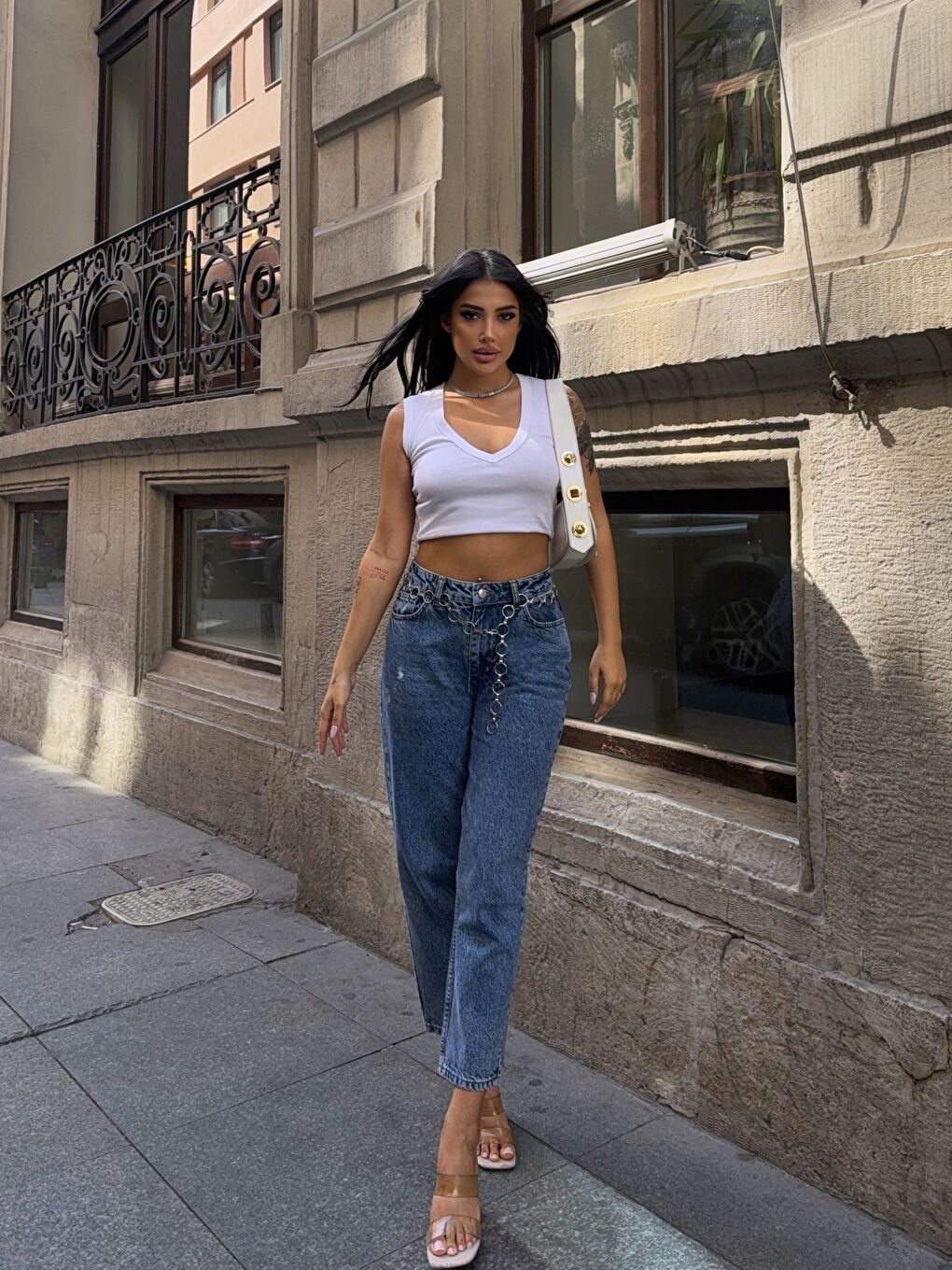 Lacivert Klasik Mavi Slim Fit Jean Pantolon-2