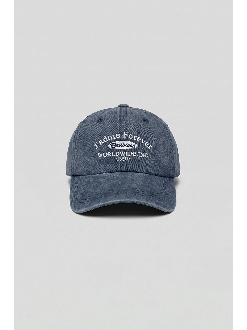 Erkek Street Nakışlı Beyzbol Şapka Lacivert