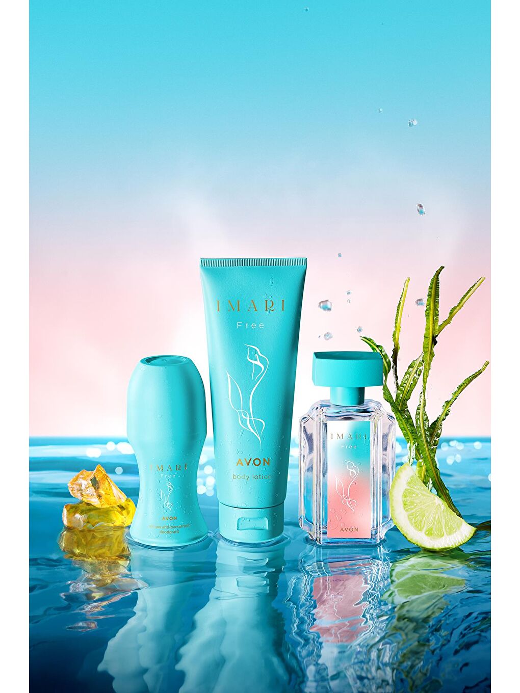 Imari Free Kadın Parfüm Rollon ve Vücut Losyonu Paketi-2