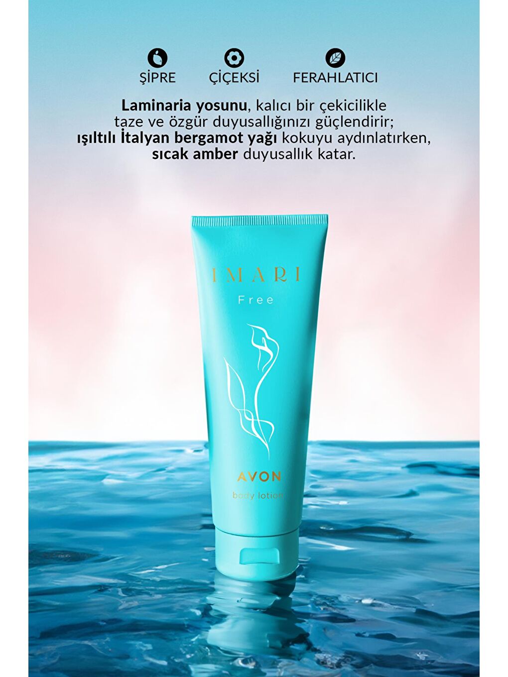 Imari Free Kadın Parfüm Rollon ve Vücut Losyonu Paketi-4