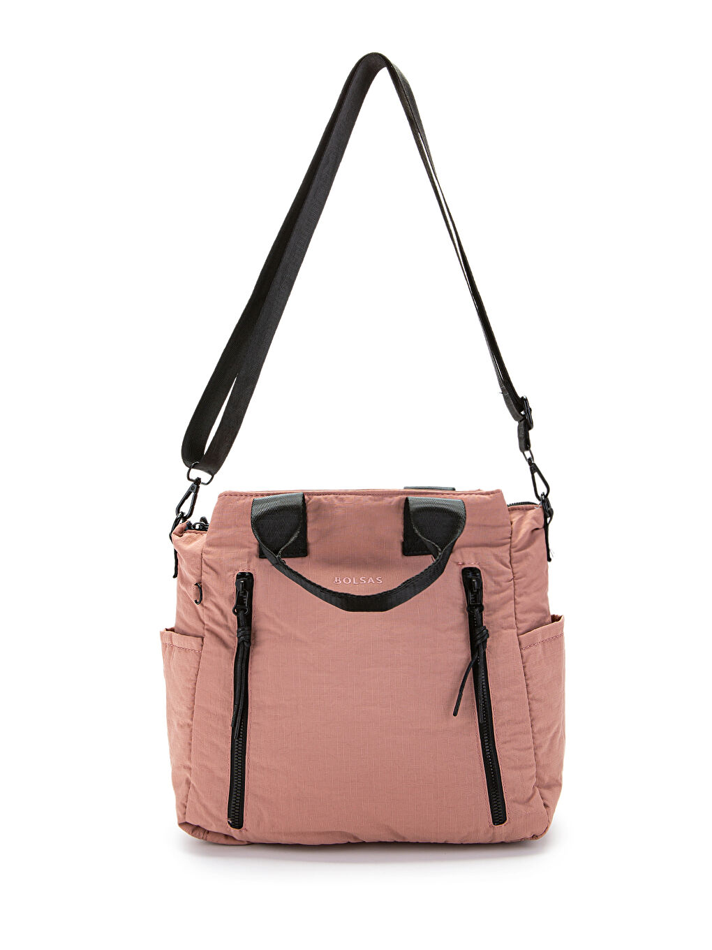 Klinkır Kumaş Kadın Çapraz Çanta Darrel Pembe-2