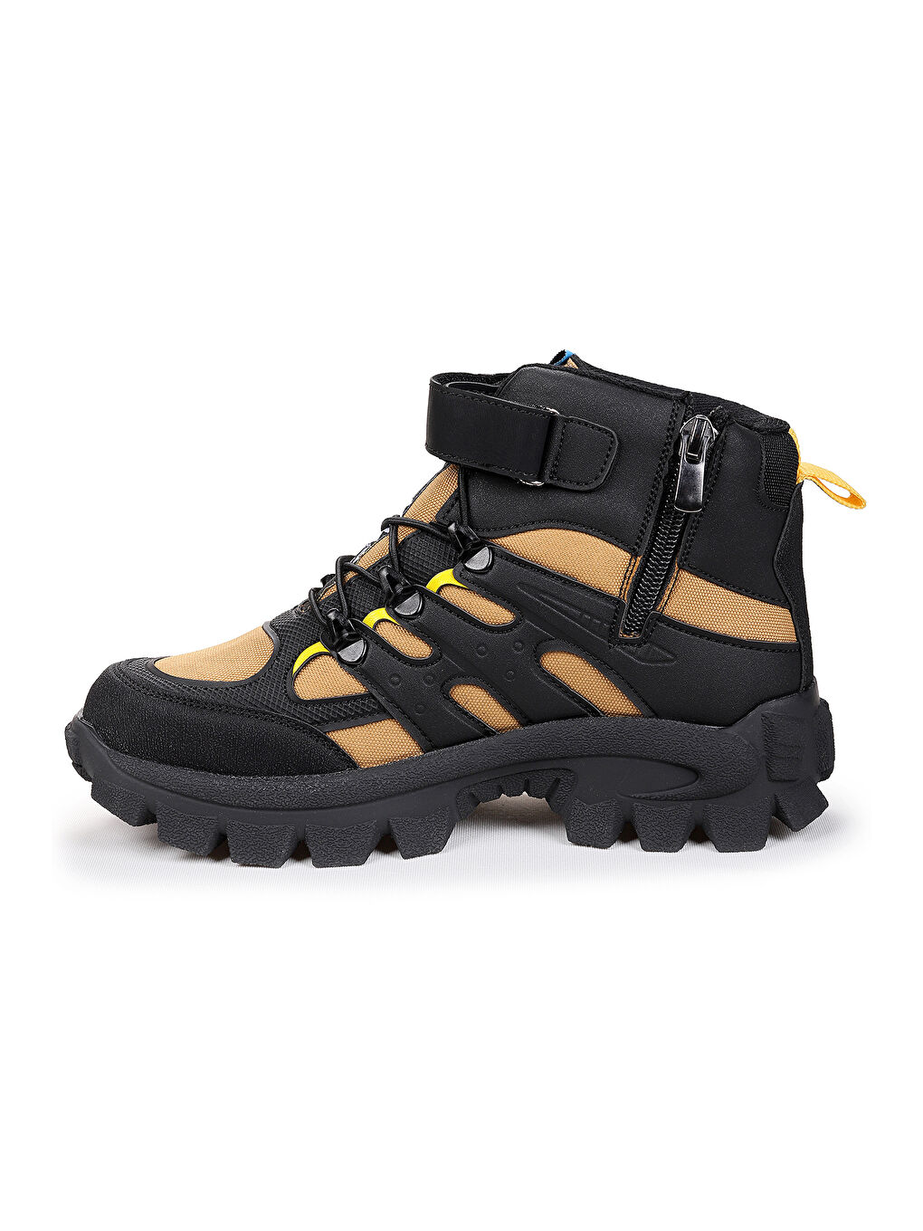 Kahverengi Sumy Termo Taban Cırtlı Erkek Çocuk Spor Bot Ayakkabı-3