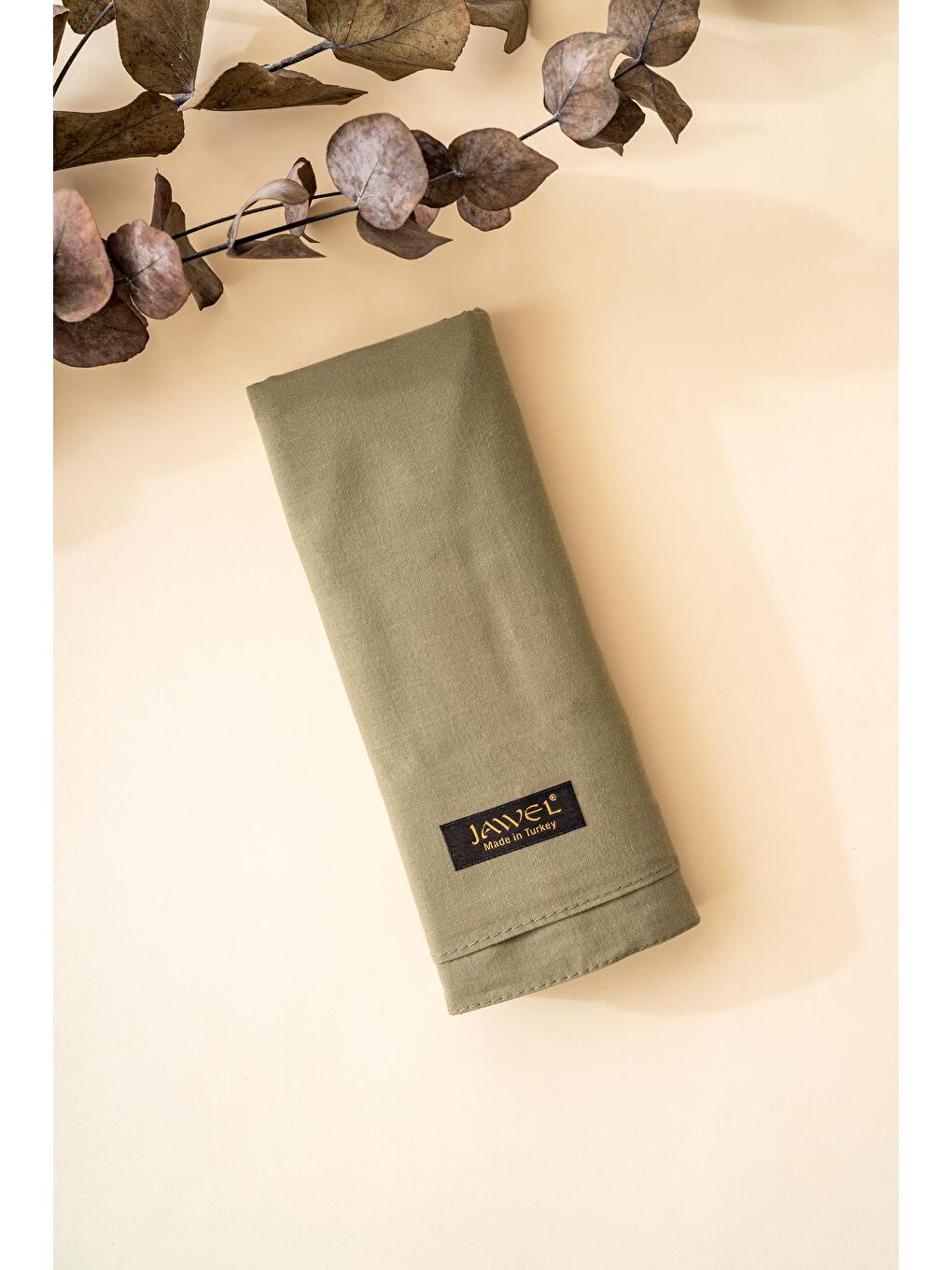 Kadın Tesettür %100 Pamuklu Vual Şal Soft Yeşil-1