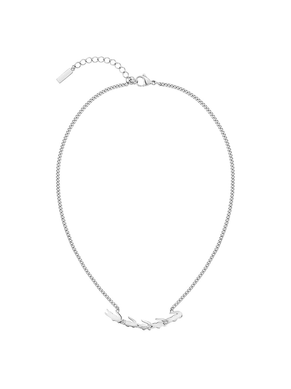 Gri LACJ2040512 Kadın Kolye-1