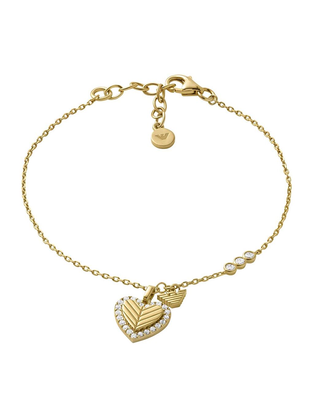 Sarı AJEG3623-710 Kalpli Kadın Bileklik