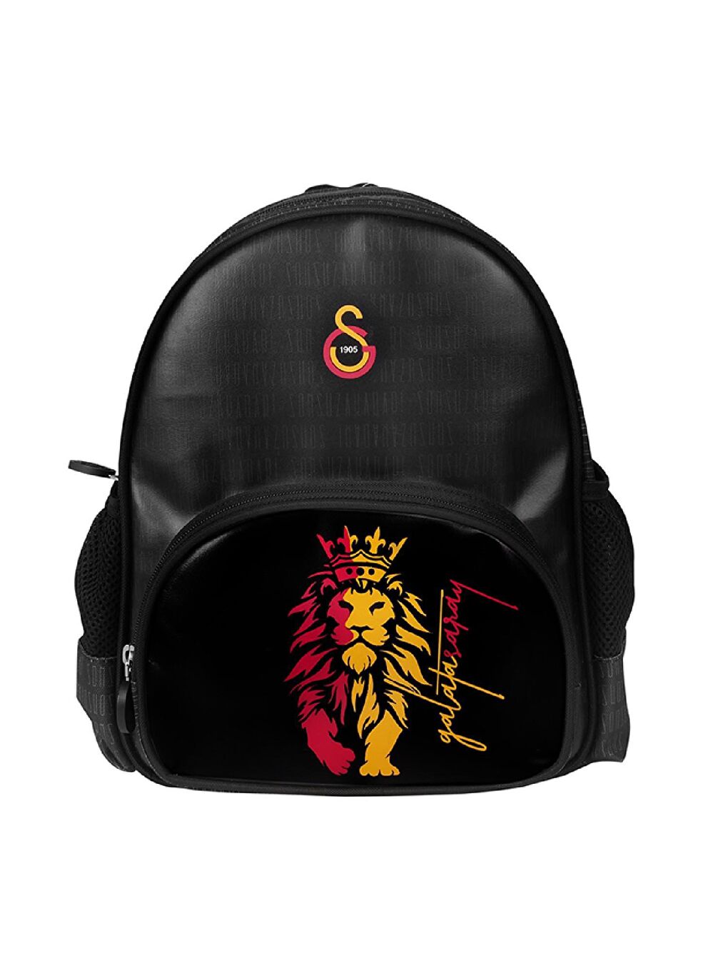 2 Bölmeli Aslan Logolu Suni Deri Anaokul Sırt Çantası+Kalemlik-3