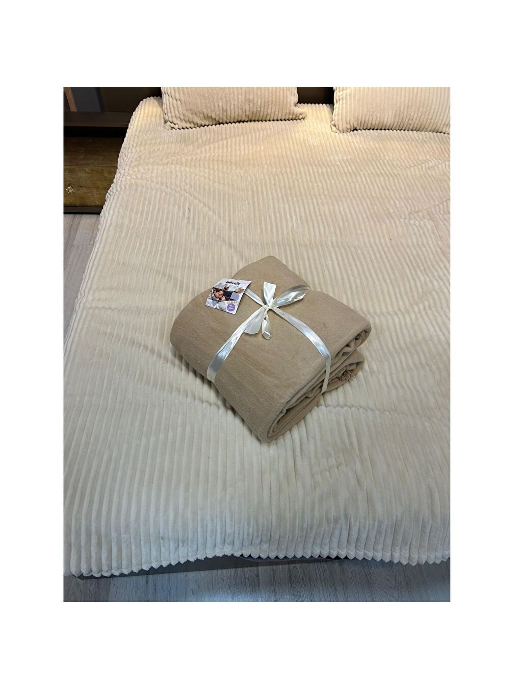 Pamuklu Battaniye 150X200 Bej BEJ-2