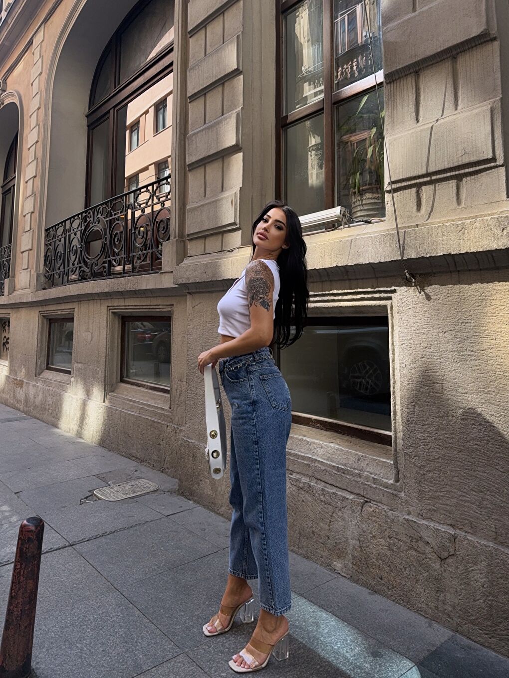 Lacivert Klasik Mavi Slim Fit Jean Pantolon-3