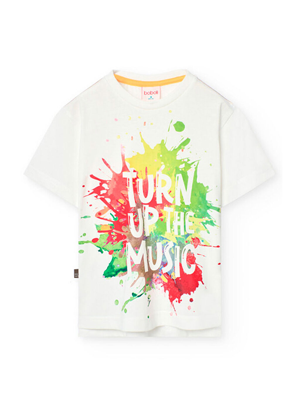 Karışık Renkli Basılı Erkek Çocuk Tshirt