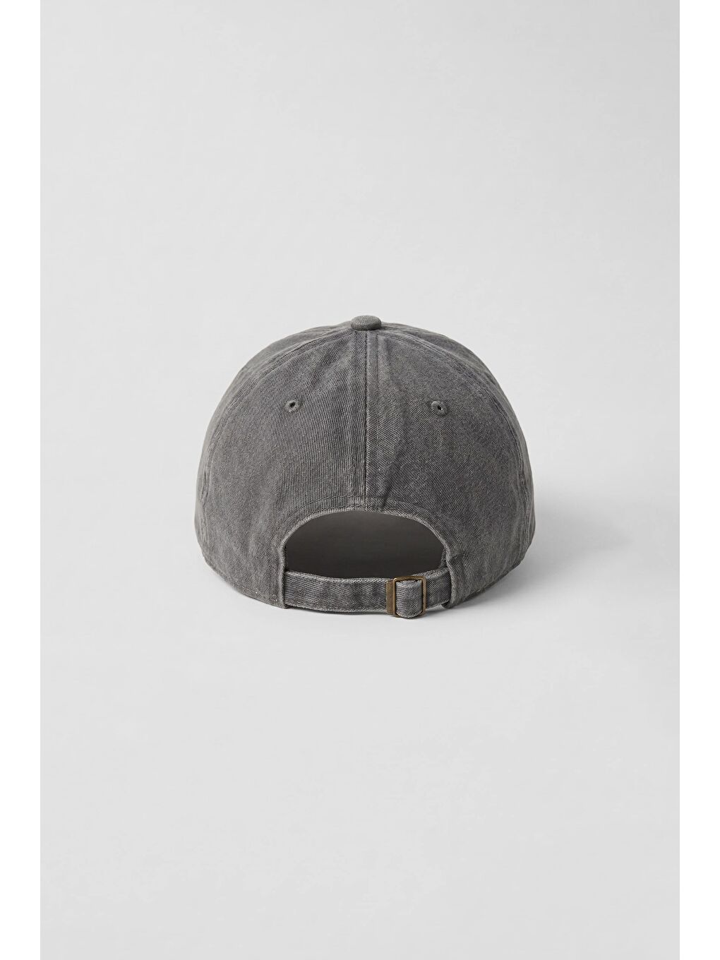 Unisex Basic Yıkamalı Beyzbol Şapka Gri-2