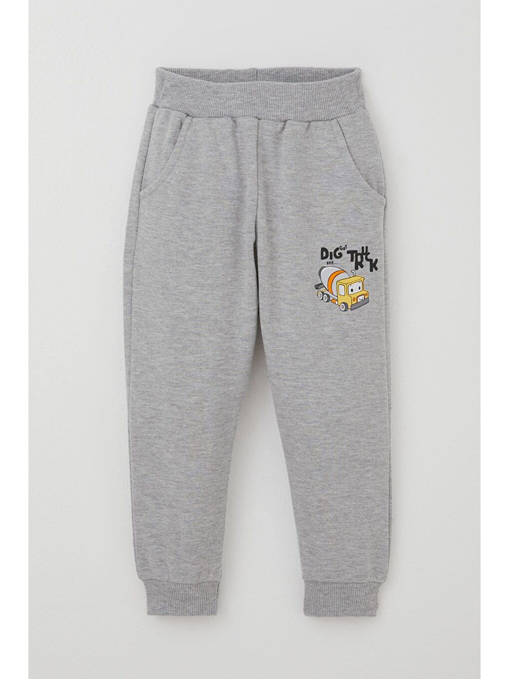 Erkek Çocuk Eşofman Takımı Küçük Operatör Çalışkan İş Makineleri Mint Yeşili (1-4 Yaş)-2