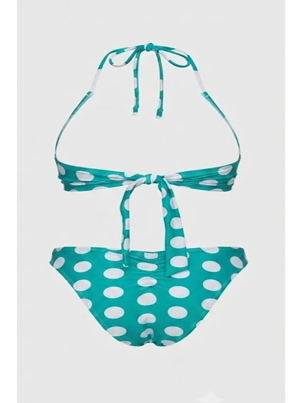 Halka Detay Üçgen Bikini Takım 3278 Yeşil-1