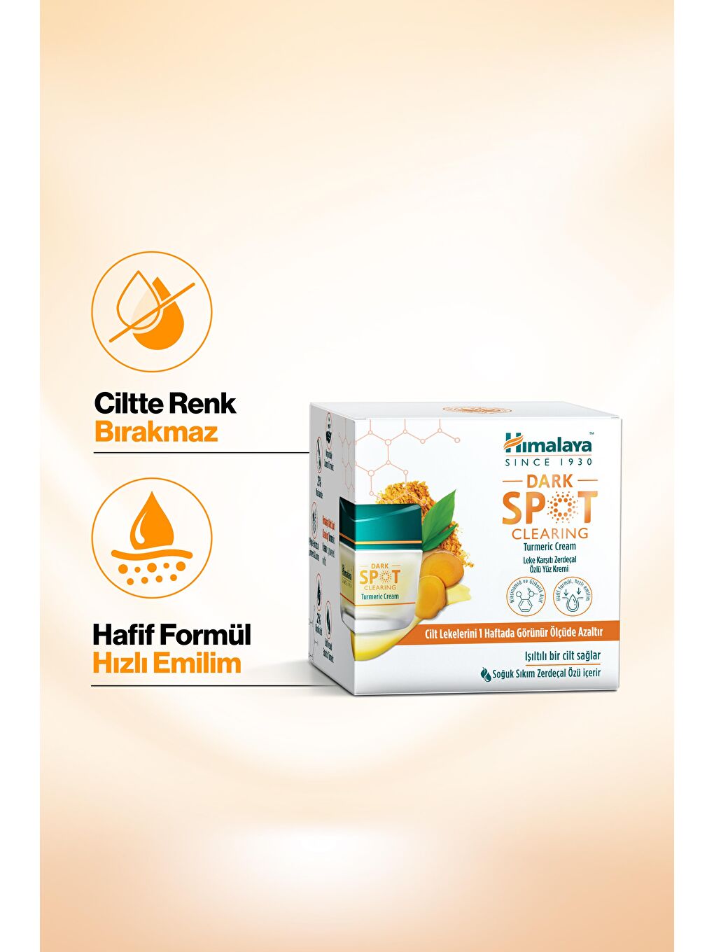 Dark Spot Clearing Leke Karşıtı Zerdeçal Özlü Yüz Kremi 50 ml-4