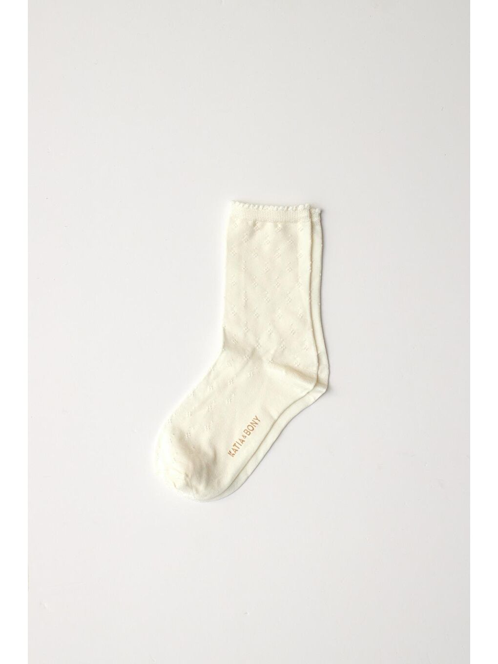Kadın Viskoz Soket Çorap Ekru