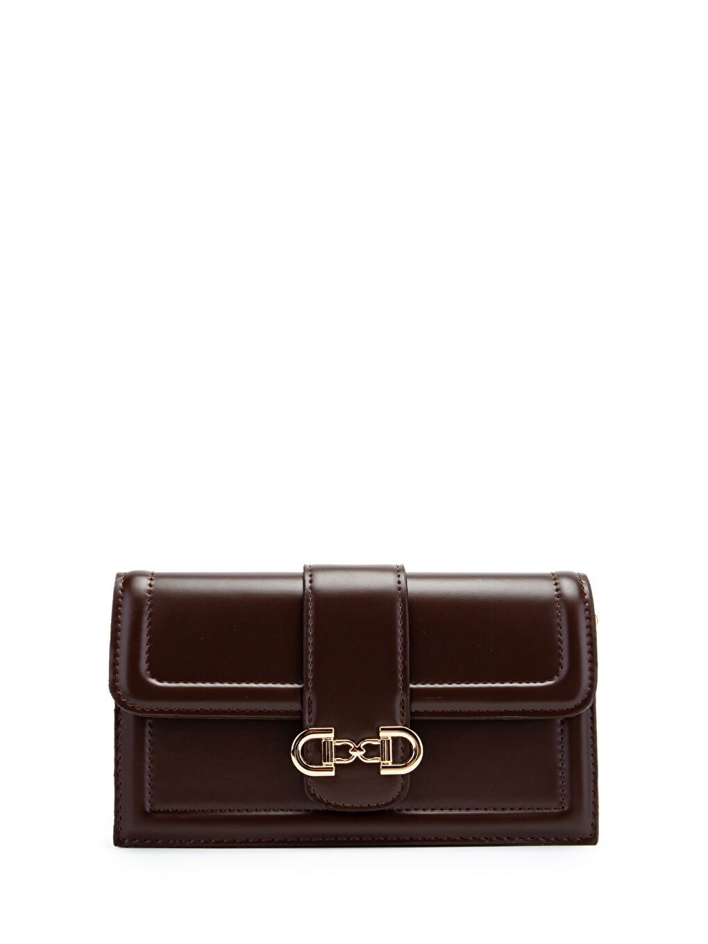 Uzun Askılı Suni Deri Kadın Çapraz Çanta Darla Kahverengi