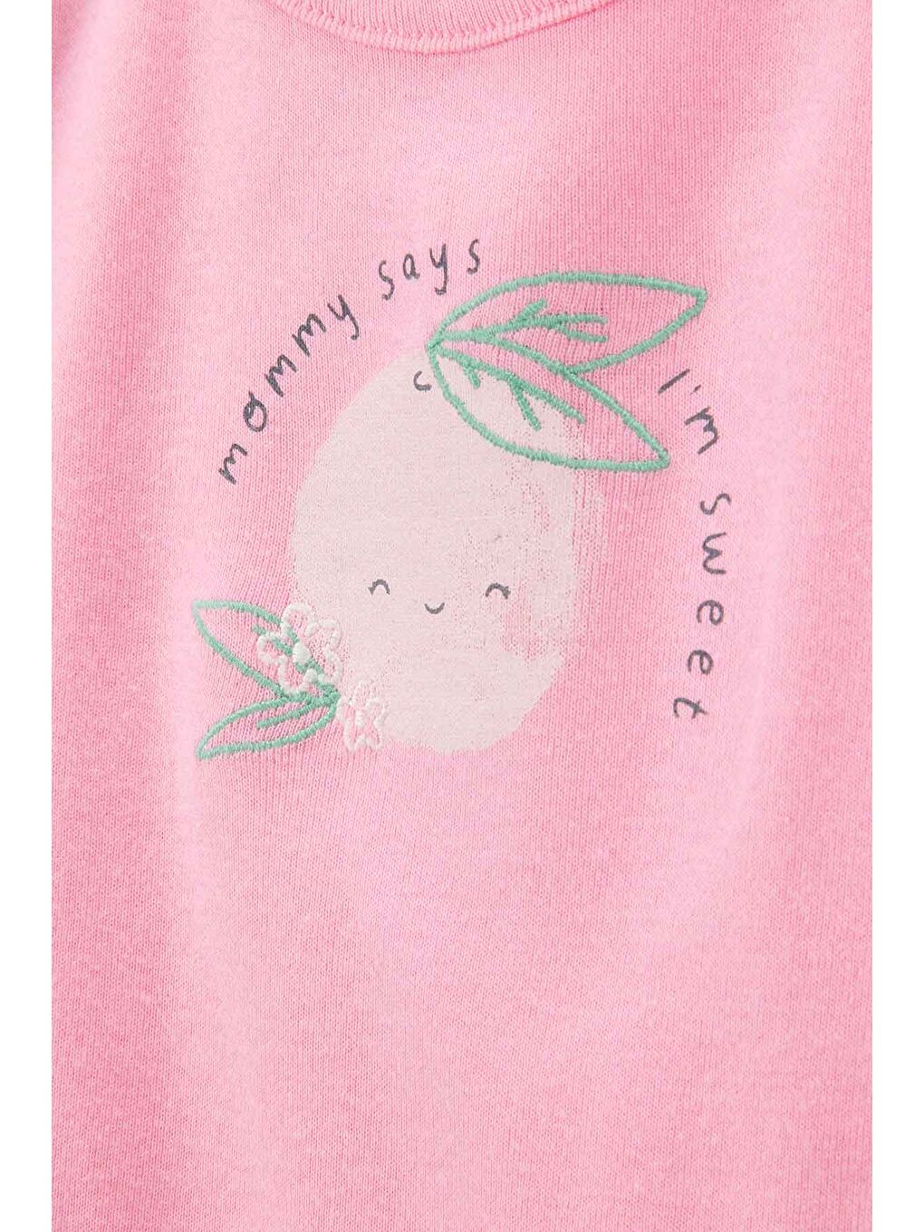 Pembe Kız Bebek Body Pantolon Set 2'li Paket-1