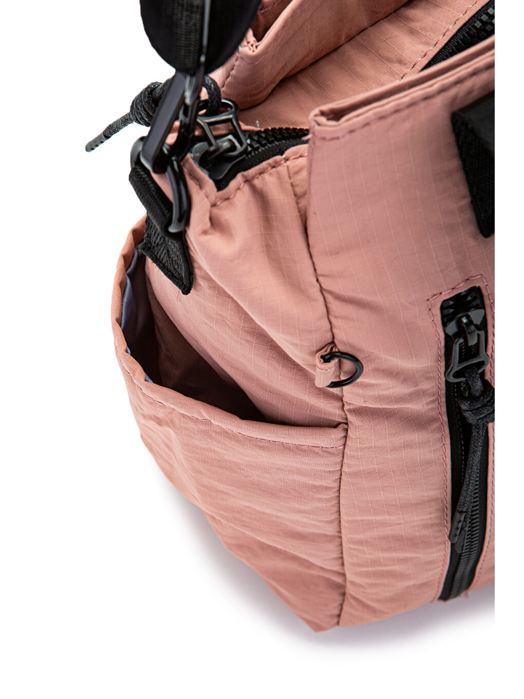 Klinkır Kumaş Kadın Çapraz Çanta Darrel Pembe-4