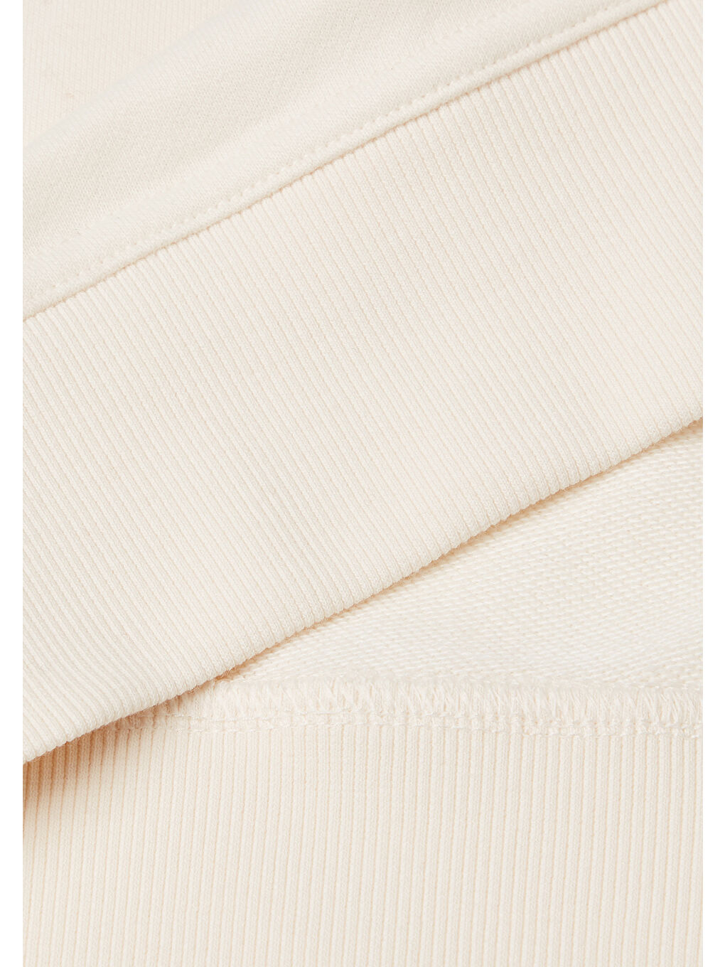 Ekru Kadın Krem Pamuk Karışımlı Çiçek Desenli Sweatsihrt-4