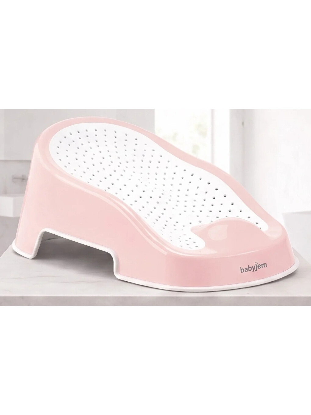 Soft Banyo Desteği Bebek Yıkama Yardımcısı Soft Pembe-1