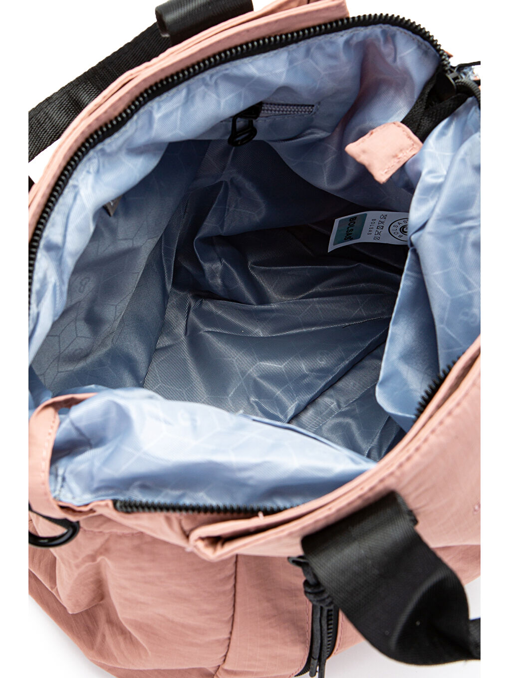 Klinkır Kumaş Kadın Çapraz Çanta Darrel Pembe-5