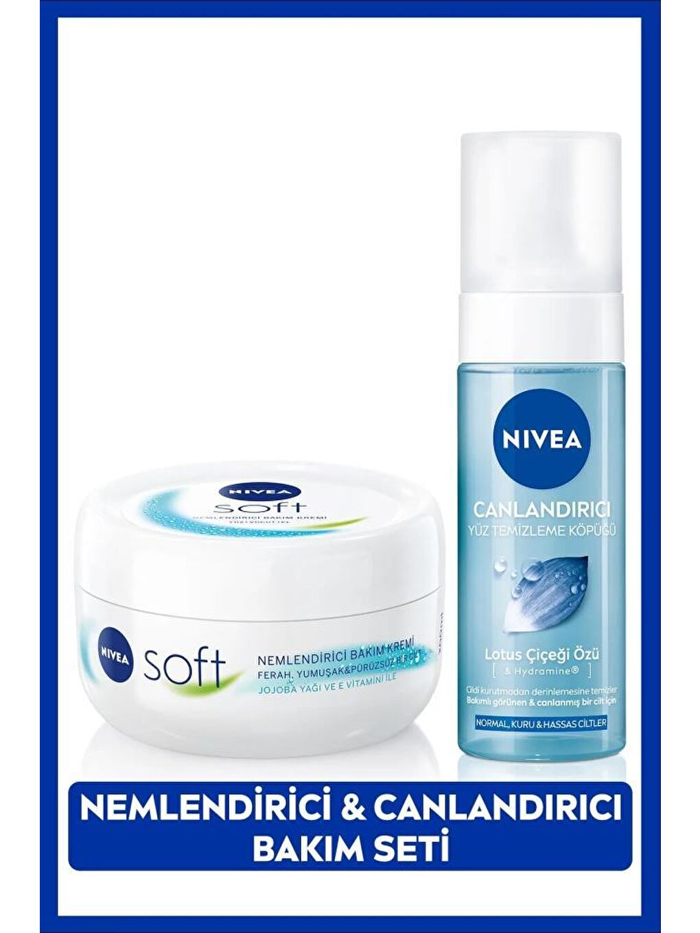 NIVEA Soft 200 ml+ Canlandırıcı Yüz Temizleme Köpüğü