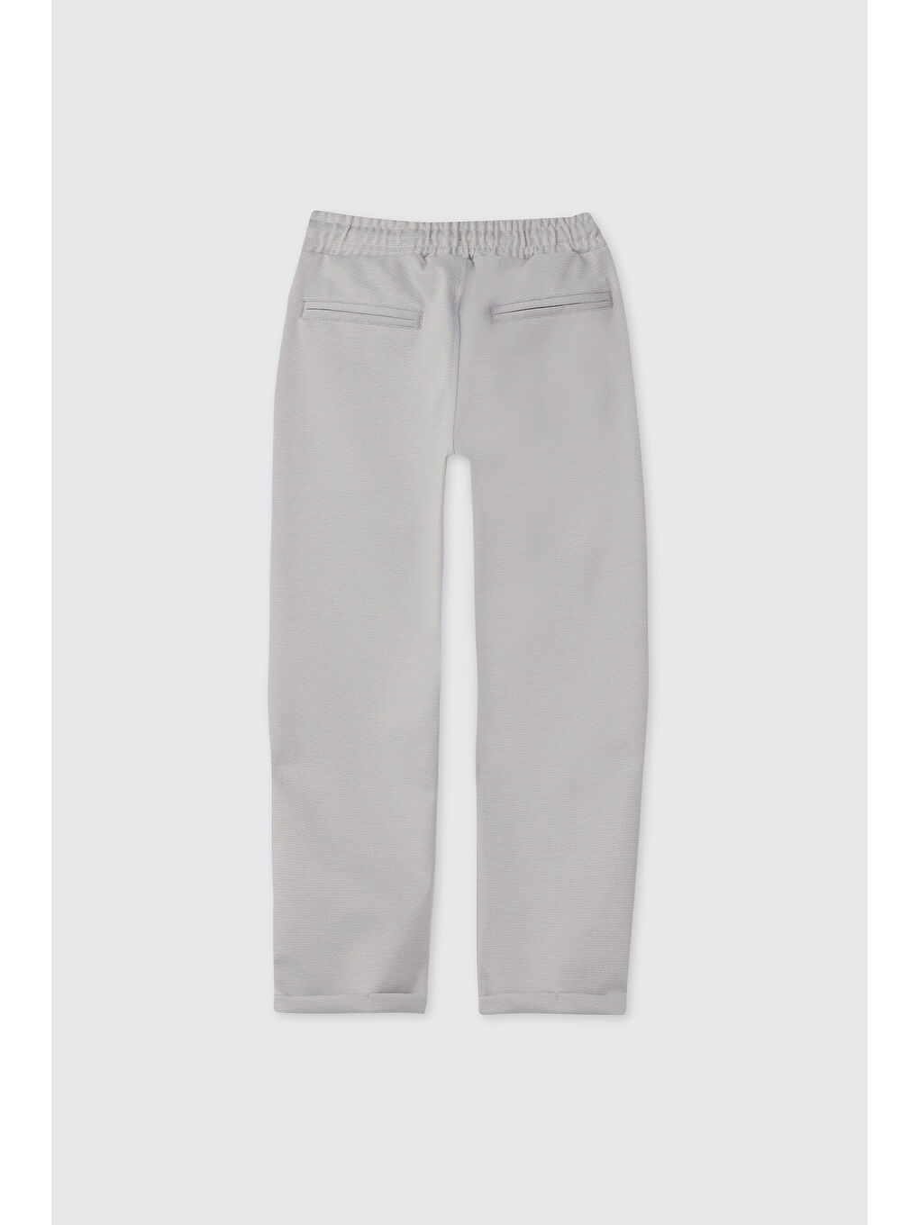 Erkek Çocuk Gri Örme Pantolon-1