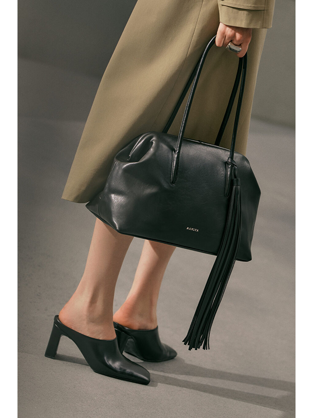 Agnes Cıty Çanta Siyah-2