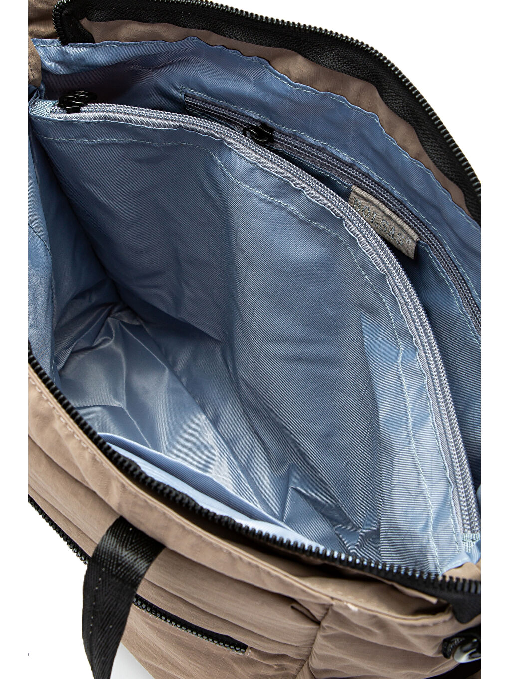 Bej Klinkır Kumaş Suya Dayanıklı Hector Unisex Kol Çantası Vizon-6