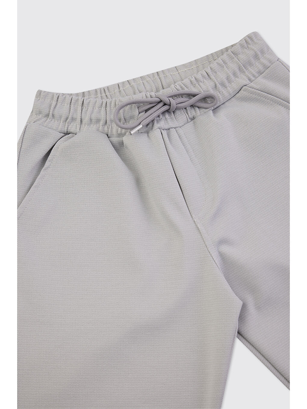 Erkek Çocuk Gri Örme Pantolon-2