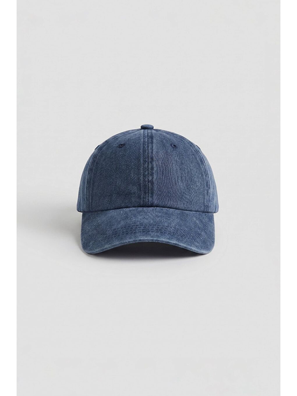 Unisex Basic Yıkamalı Beyzbol Şapka Lacivert