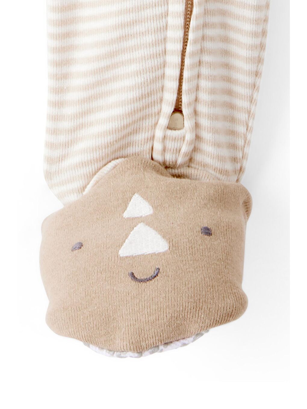 Erkek Bebek Bej Uyku Tulumu-3