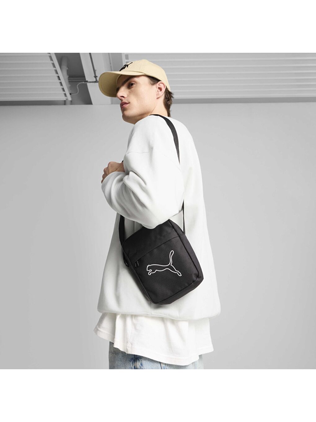 Plus Portable Siyah Çapraz Çanta-1