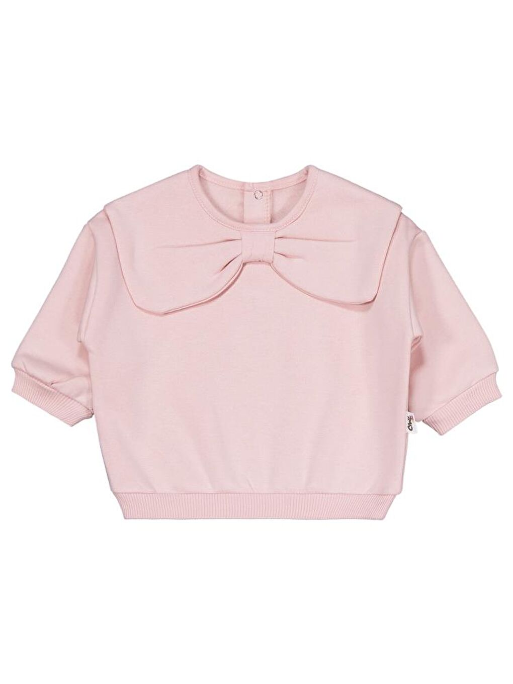 Pembe Baby Geniş Yaka 6-18 Ay Takım - Pudra 18-24 Ay