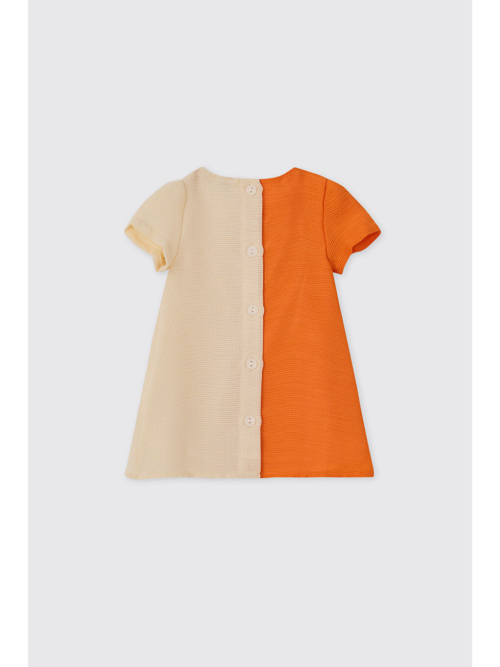 Turuncu Kız Bebek Oranj Elbise-1