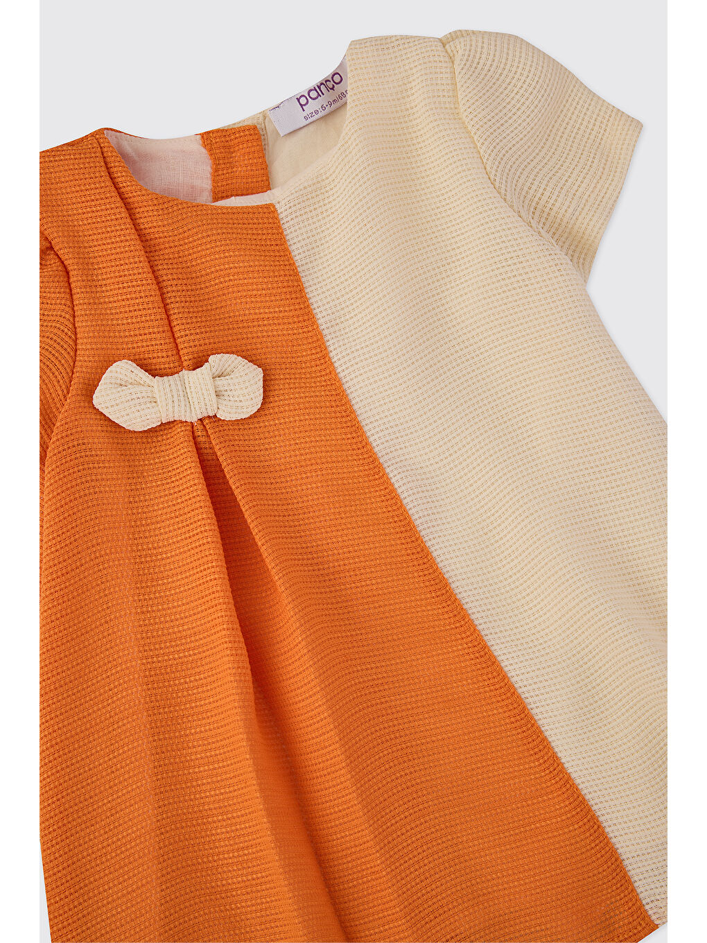 Turuncu Kız Bebek Oranj Elbise-2