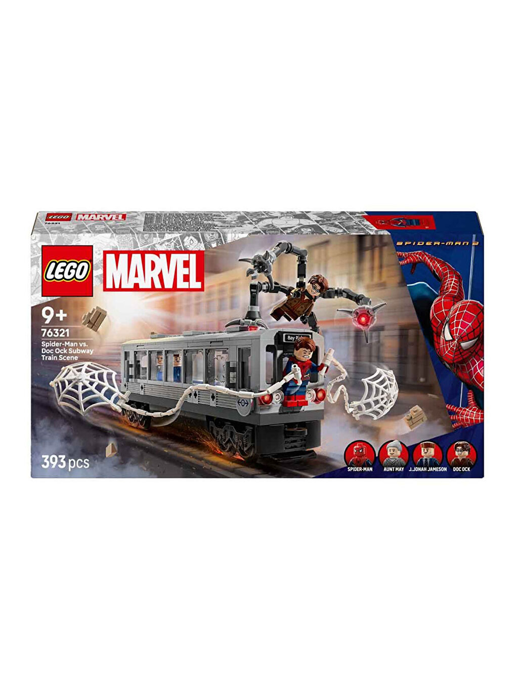 Marvel Örümcek Adam ile Doktor Oktopus Metro Sahnesi 76321-4