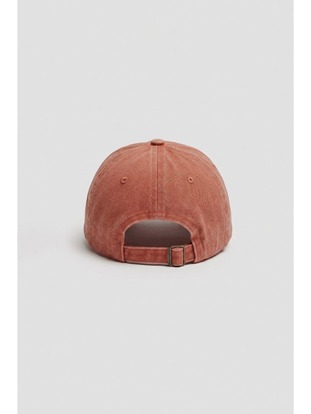 Unisex Basic Yıkamalı Beyzbol Şapka Turuncu-2