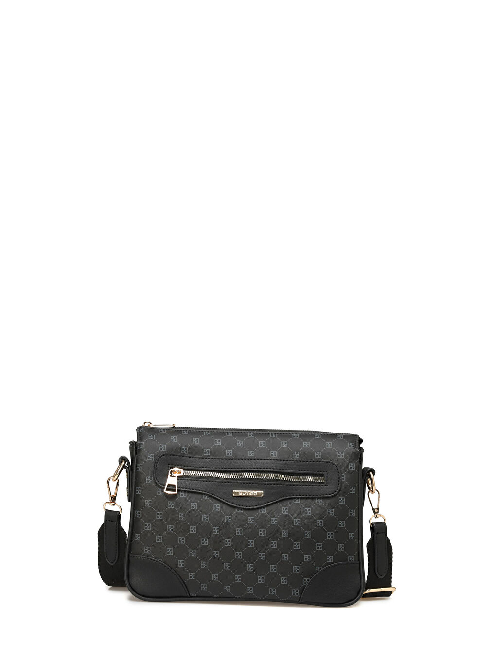 MNG MULTIBLM CPRZ 5PR Siyah Kadın Çapraz Çanta