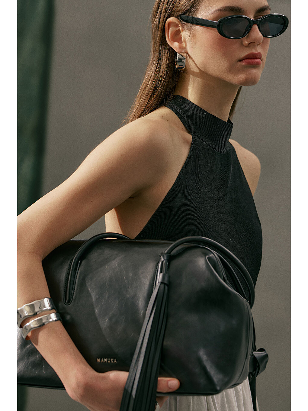 Agnes Cıty Çanta Siyah-10