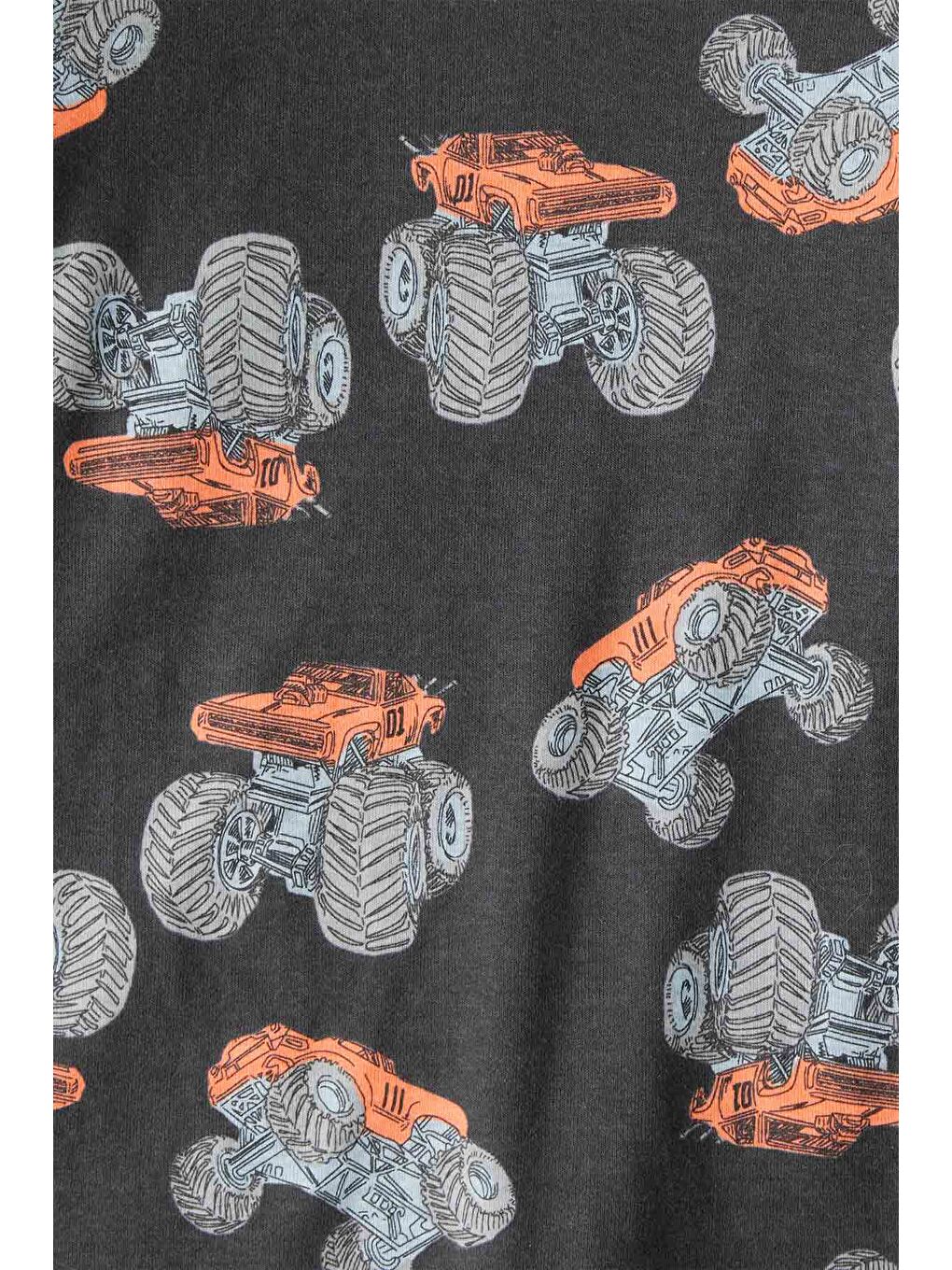 Erkek Çocuk Yeşil Pijama Set-2