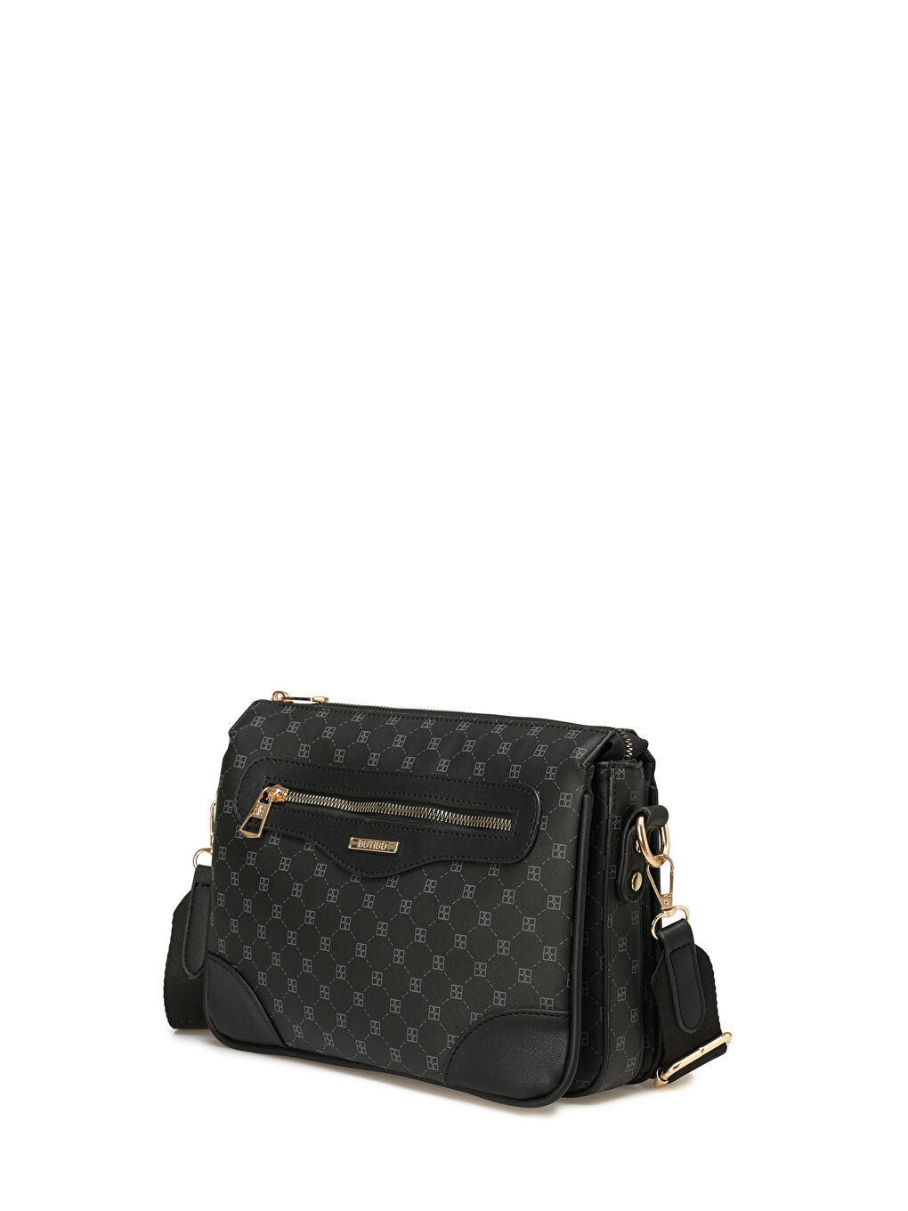 MNG MULTIBLM CPRZ 5PR Siyah Kadın Çapraz Çanta-1