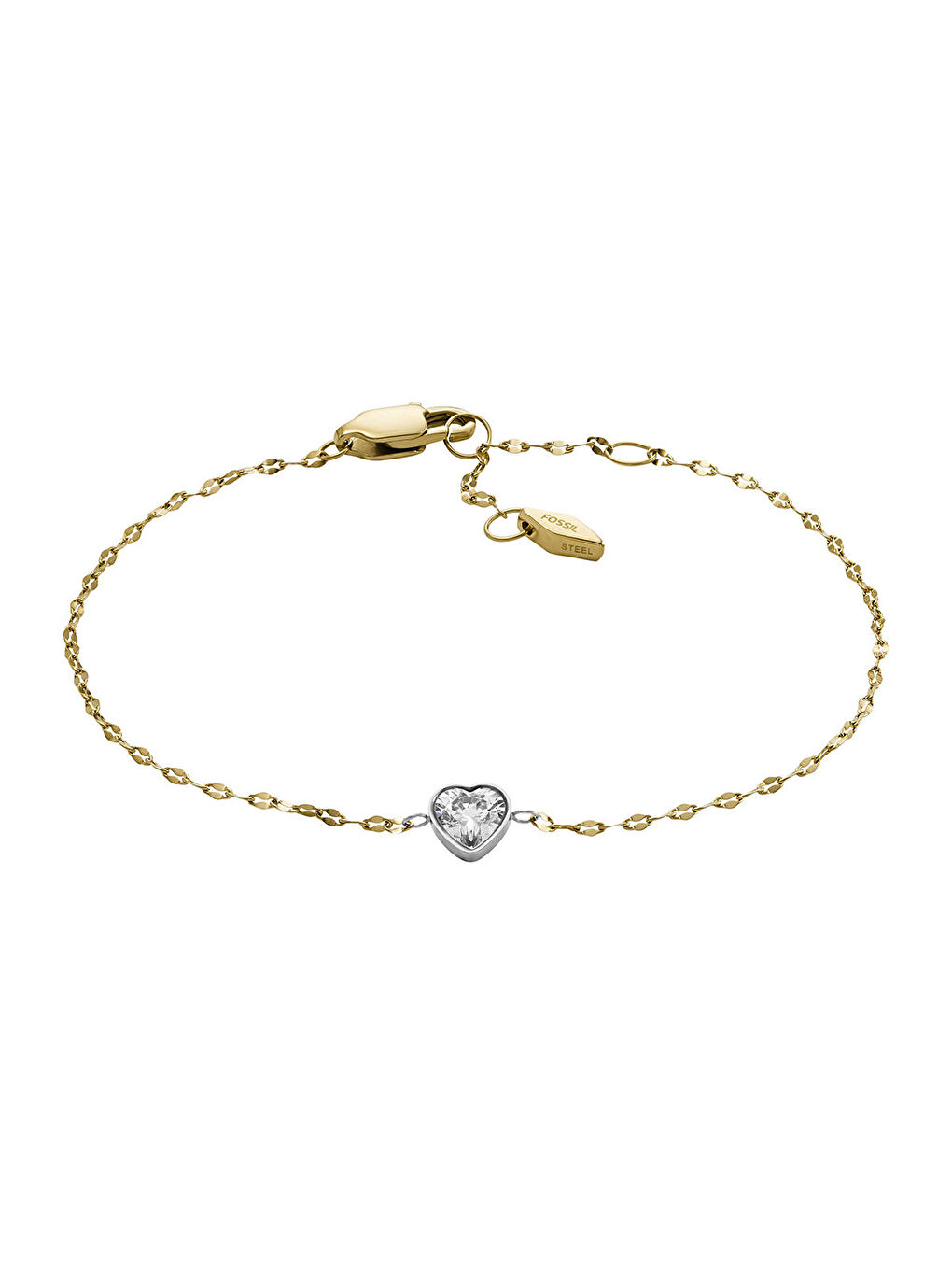 Sarı JF04679-998 Kalpli Kadın Bileklik