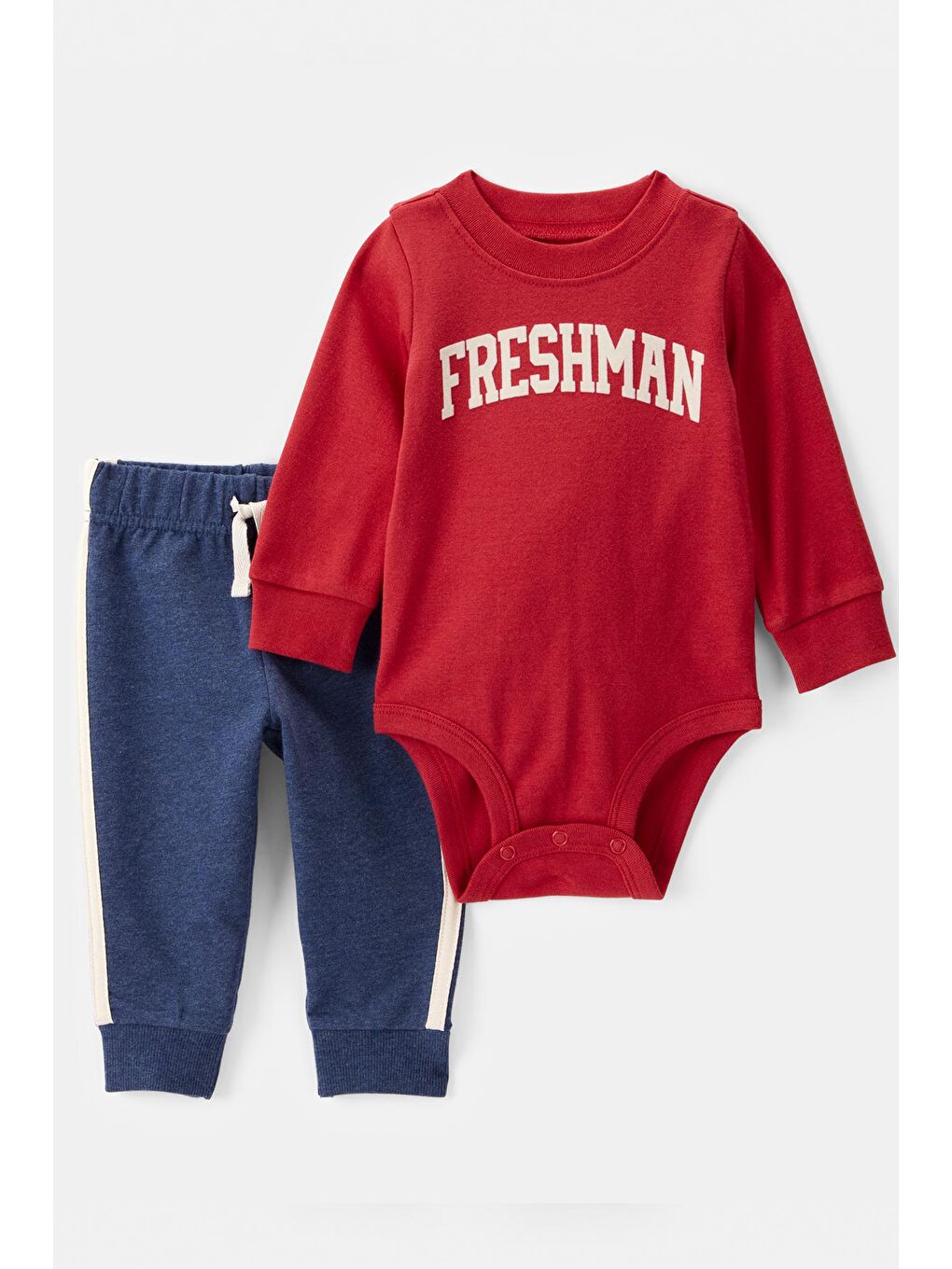 Erkek Bebek Kırmızı Body Pantolon