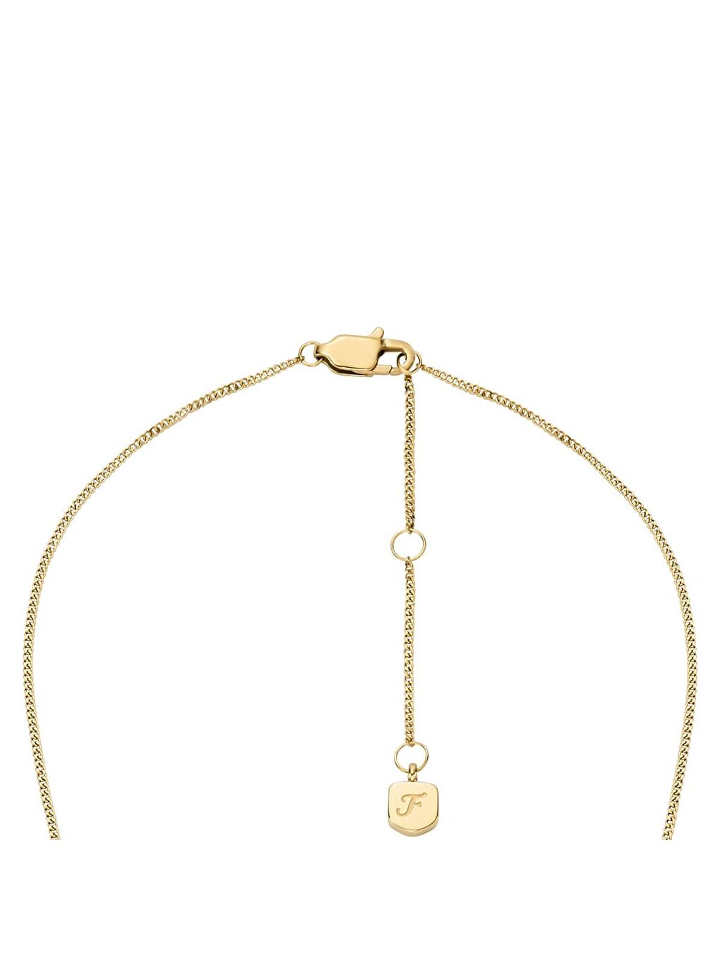 Sarı JF04920-710 Kelebek Kadın Kolye-2