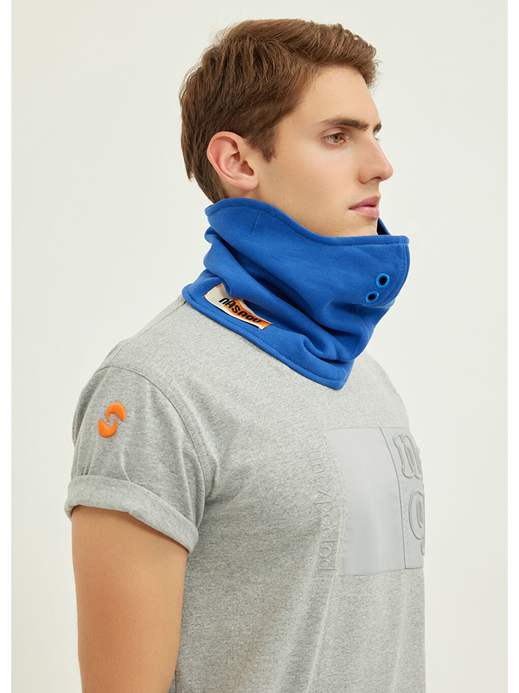 Utu Snood Unisex Boyunluk   Kobalt Mavi-1