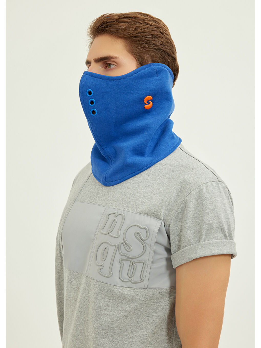 Utu Snood Unisex Boyunluk   Kobalt Mavi-2