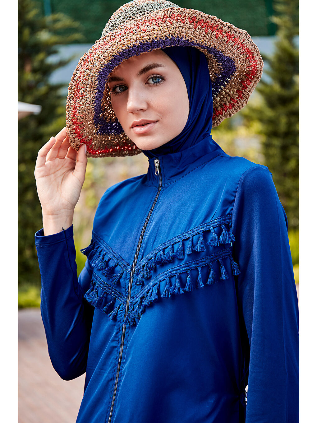 Tam Kapalı Tesettür Mayo Lacivert 1998-2